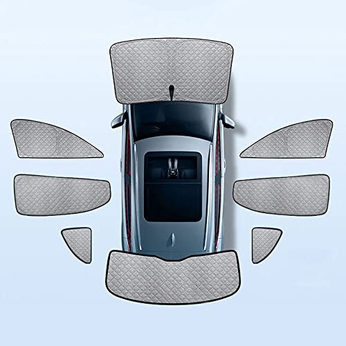 EXPY Auto Sonnenschutz für Mercedes Benz Vito 2017 2018 2019 2020 2021 2022 2023 2024,UV-Schutz Privatsphäre Sichtschutz Auto Fenster Sonnenschirm Vorhang,A/8pcs