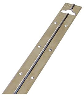 1 CERNIERA A STRISCIA IN FERRO NICHELATO MM 1200X25