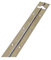 1 CERNIERA A STRISCIA IN FERRO NICHELATO MM 1200X25
