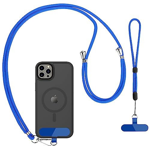 CACOE Handyband Universal zum Umhängen, 2er-Pack – 1 verstellbares Umhängeband, 1 Handschlaufe, 2 Stück Universelles Patch,universelle Umhängetasche, Kette zum Umhängen