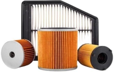 Kit 4 Filtri Tagliando compatibile con VOLVO V40 Cross Country 2.0 D3 110 kw Diesel 2013-2015