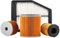 Kit Tagliando 4 Filtri per VOLVO V40 Cross Country 2.0 D3 110 kw anno 2013<>2015