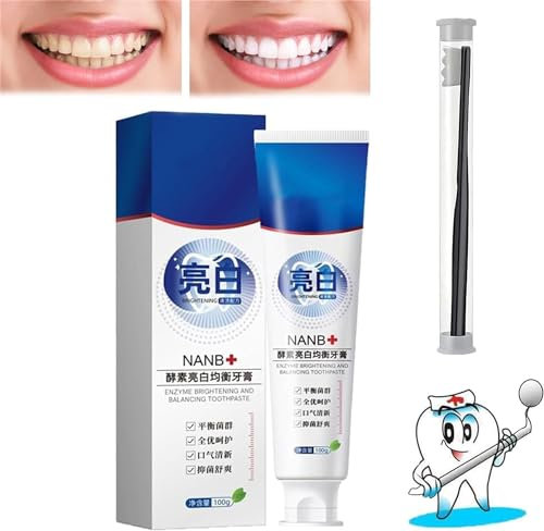 Sp-4 Rapid Whitening Toothpaste, 2024 New Ultra Whitening Toothpaste, Whitening Toothpaste, Brightening Toothpaste Fresh Breath Toothpaste, 100 g (1 Stück)