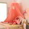 Odot Betthimmel Babybett, Einfacher Stil Betthimmel Mädchen und Jungen Himmelbett Vorhänge Kinder Baldachin Kinderzimmer Rund Hängende Princess Moskitonetz für Babyzimmer (Rosa,65cm)