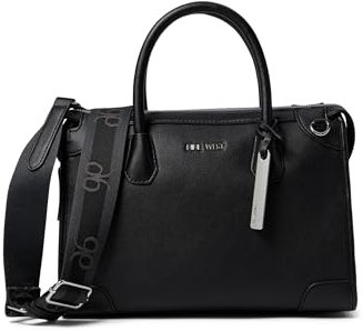 Nine West Ellis Satchel, Schwarz 1, Medium