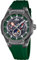 Lotus Reloj Hombre 18946/5 Vortex con Fase Lunar Caja de Acero Inoxidable 316l Negro Correa de Caucho Verde