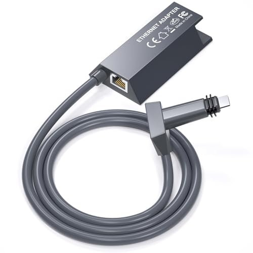 Starlink Adattatore Ethernet per Satellite Internet V2, connessione Internet cablata Extenal Network Adapter Plug to RJ45, Connessione di rete per Starlink Actuated Gen 2