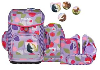 ergobag cubo Light Set ergonomischer Schulanzen, extra leicht, Set 6-teilig, 780 g