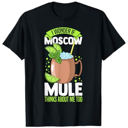Recette de cocktail amusante Moscow Mule T-Shirt