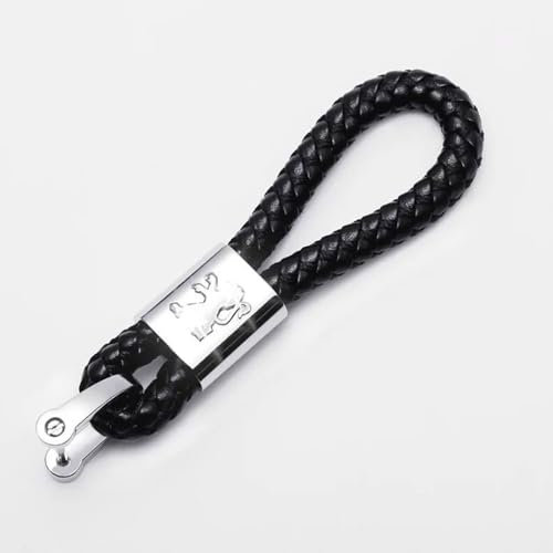 JRZCXGZX Porte-clés de Voiture en métal Porte-clés Porte-clés Lanière Emblème de Voiture Style pour Peugeot 308 408 508 RCZ 208 3008 2008 206 207 307 Gadgets de Voiture,Silver Style-A