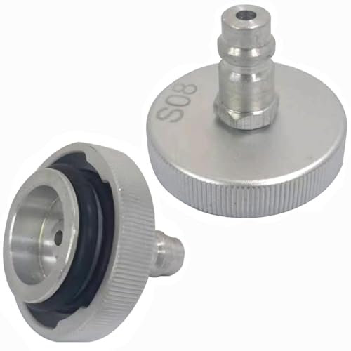 AXILYZE Adapter für Bremsflüssigkeitsbehälter mit Euro-Spitze, Aluminium-Bremsenentlüfter-Adapter, geeignet für die meisten amerikanischen Automodelle
