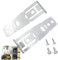 2 staffe di montaggio aggiornate per lavastoviglie WD01X21740, compatibile con GE e Hotpoint, sostituisce WD01X10598, GEHWD01X21740, PS11700868, WD01X2174