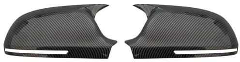 XUXRHMEAN Für A&udi A4 S4 A5 S5 B8 8T 2009-2012 2010 Hinzufügen Auf Seite Rückansicht Spiegel Kappe Abdeckung Auto Zubehör Paar Seite Flügel Spiegel Abdeckung Auto RückspiegelKappe(Carbon fiber patter