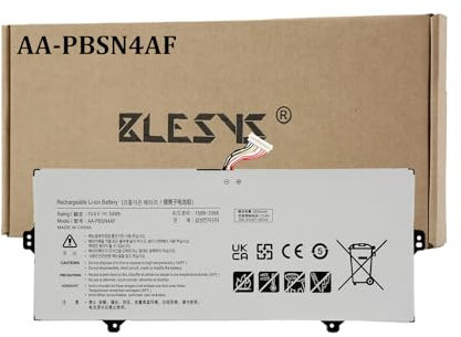 BLESYS AA-PBSN4AF Akku für Samsung Galaxy Book NP750XDA NP750TDA NP730QDA Book 2 NP750XED NP930SBE NP730QCJ NT930SBE Series