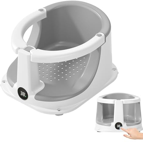 Designer-Badezimmersitz für Kinder - Schwimmsitz für Kinder | Baby Sit -Up Badesitze mit Temperatursensor Lose und hohem Sitzkomfort | Kindersicherung Aiut