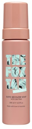 The Fox Tan Rapid Bronzing Whip, 200ml | Whipped Tanning Accelerator with a Subtle Self-Tan Boost, FoxComplex Formula, Vegan & Cruelty-Free