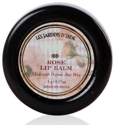 Rose Lip Balm – 5g | 100% Natural Lip Care | Deeply Nourishing & Hydrating | With Rose Extract, Shea Butter & Natural Oils | Heals Dry & Chapped Lips | For Men & Women