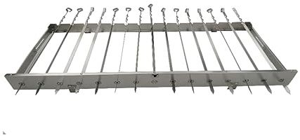 Neu walexo Spießdreher (universell), incl. 15 Edelstahlspieße mit verschiedenen Motoren (ohne Motoren)