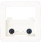 Wall Mount VESA Adapter Bracket，Compatible For Samsung M8 Series 32 4K UHD Smart Monitor S32BM80 32M80B M80B BM805UN(White wall mounted)