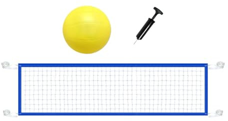 Generico Rete da Pallavolo in Piscina - Rete Sportiva Portatile, Pallavolo in Piscina, con Fibbia Regolabili, Esterne Sostitutive | Accessorio da Gioco Galleggiante, Set da Gioco per Cortile da Giard
