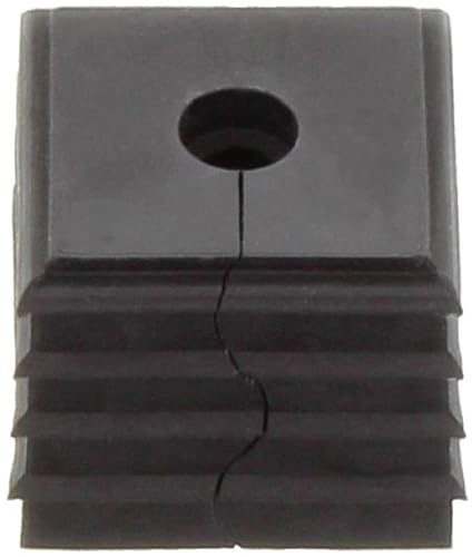 CONTA-CLIP 28525.4 Kabeldurchführungssystem Kdsclick, Dichtelement KDS-DE 5-6 BK, Montageart: Stecken, Länge x Breite: 20, 3 mm, Kabeldurchmesser Max.: 6 mm, IP 66, Farbe: schwarz, 10 Stück