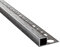 Alu Vierkant Quadrat Profil Fliesenschiene Schiene matt poliert L270cm H10mm gebürstet