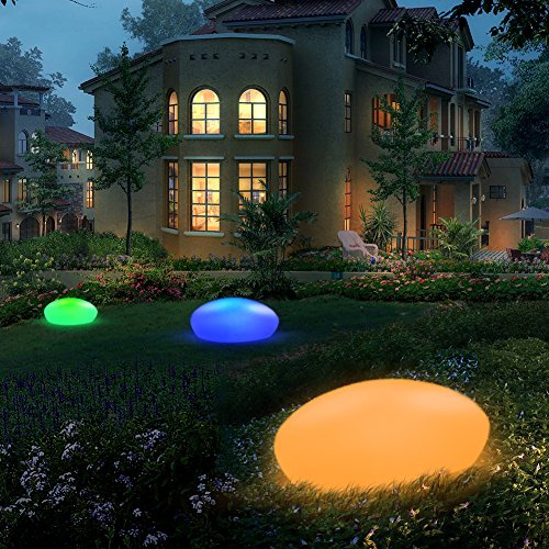 Blibly Lampes solaires de Jardin étanches à LED pour allée, pelouse, Parc, terrasse, allée