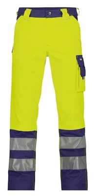 DASSY® Lancaster DASSY® Lancaster Pantaloni per la visione, taglia 42, giallo fluo/blu navy, GIALLO LUOLO/GRIGIO CEMENTO, 56