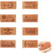 Juland 40 Stück Handmade Kunst Leder Labels Etiketten Tags PU Kleidung Tasche Näharbeit Deko DIY Kleideretiketten Rechteck Nähen Webetiketten Lederlabel Schilder Aufnäher Handarbeit - 2x4cm