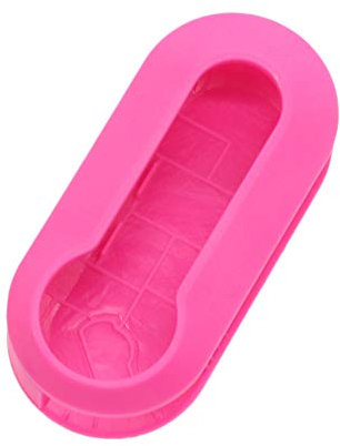 BROVACS Colorful Replacement Combo Shell Cover Compatible with FIAT 500 3 Button Keyless Entry Remote Flip Key Case Fob Pink PG261PKS