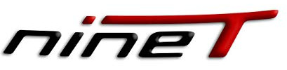 AZgraphishop Aufkleber Spoiler Seite Harz 3D R Nine T AD-RNINET-I (Rot)