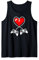 Gamer Controller Video Game Player Heart Gaming Gift Tank Top