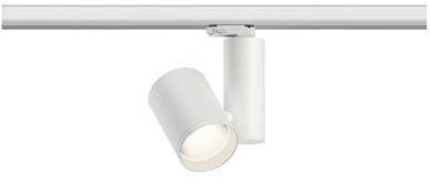 Paulmann 91341 LED Schienensystem ProRail3 Schienenspot Zeuz 60° 33W 3000K 230V Weiß dimmbar Schienensysteme Deckenschiene Metall, Kunststoff