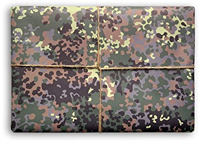 10er-Pack Geschenkpapier „Camouflage“, gerollt | Cradle to Cradle | DIN A2+