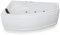 Basera® Classic Indoor Eck-Whirlpool Badewanne Formentera mit 17 Massagedüsen, LED-Ambiente, Touchpanel, Bluetooth und Radio (Formentera Links)