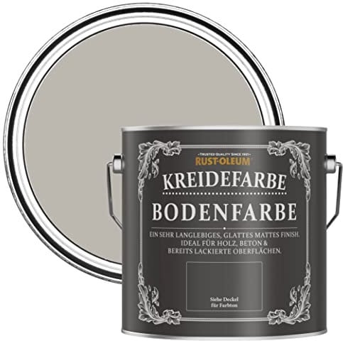 Rust-Oleum kratzfeste Kreidefarbe Bodenfarbe in mattem Finish -Gorthleckstein 2.5L