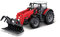 Bburago Tracteur Massey Fergusson 8740S moulé sous Pression avec Chargeur Avant et Pince – Réplique de Jouet de Collection à l'échelle 1:50, Coleurs Assorties
