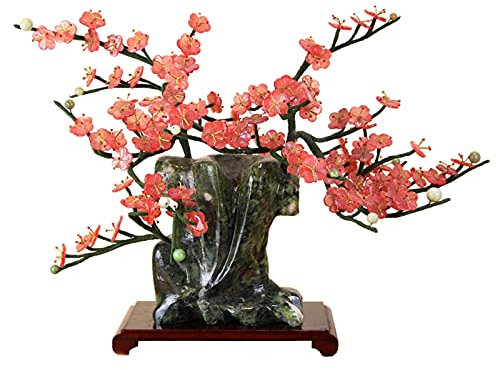 UNNS Kleiner Bonsai Künstliche Bonsai Kreative Jade Bonsai Winter Pflaume Blumentopf Dekoration Bonsai for Home Office Shop Weinschrank Dekoration Künstliche Topfpflanzen