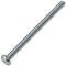 AERZETIX - C60129 - Lot de 50 Vis à métaux à tête cylindrique M3x40 mm à empreinte fendue S - boulon d'assemblage - DIN 84 - dureté 4.8 - en acier zingué - couleur argent