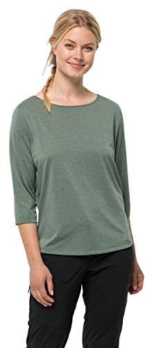 Jack Wolfskin Damen Pack and GO JWP Funktionsshirt grün M