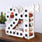 21st Birthday Decorations for Her Centerpiece Table Decorations for Party,Mini Liquor Bottle Holder Wine Bottles Stand, Birthday Gifts for Him Table Photo Shoot Props Shot Holder Backdrop Sign (White)