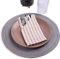 mon bijou® Stoffservietten 36er Set – Weiß-Beige Gestreift 45x45 cm – 100 % Baumwolle – Gastro Servietten für Ostern, Hochzeit, Restaurants, Hotels, Events – Waschbar & langlebig