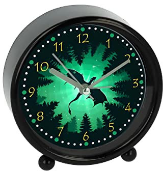 bb Klostermann Wecker Drache schwarz 54068 - Motiv Uhr Quarz