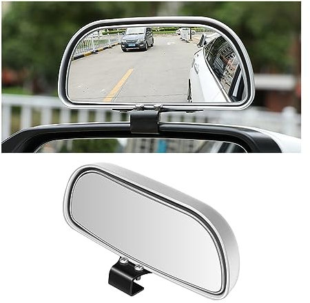 JNNJ Espejo De Punto Ciego Àngulos Muertos, Espejo De Punto Ciego Del Coche De Gran Angular Ajustable Espejo Auxiliar Retrovisor, Espejo Retrovisor Exterior Coche Apto Para Todo Tipo Vehículos
