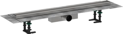hansgrohe 56179000 RainDrain Compact Duschrinne 800 befliesbar für Standardinstallation Komplettset