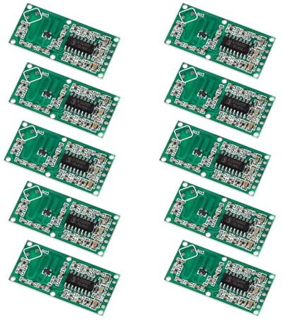 APKLVSR 10pcs RCWL-0516 Mikrowellen Radar Sensor, RCWL-0516 Schalter Modul Menschlichen Induktion Board Detektor Menschliches Sensor-Körpersensormodul Output 3.3V