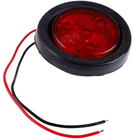 Nebelscheinwerfer 1 STÜCK 2,5 Zoll 12 V Rücklicht Runde - Nebelschlussleuchte Universal Für Auto Lkw Anhänger