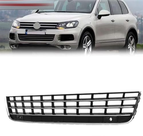 ORBHES Auto Frontstoßstange Kühlergrill,Kompatibel mit Touareg 2011 2012 2013 2014,Automotive Exterior Zubehör