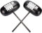 BCOATH 2 Pièces Ballon Jouet Marteau Ballon Grand Manche Dur Marteau Jouet Marteau Maillet Gonflable Marteau en Plastique Jouet Marteau Gonflable Décoration Enfants Gonflable Accessoire