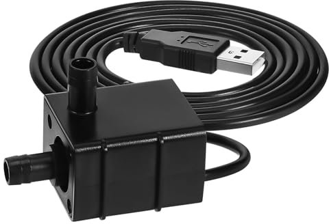 HANABASS Mini-wasserpumpe für Katzenbrunnen Springbrunnenpumpe mit Usb-anschluss Tauchpumpe für Aquarium Fischbecken und Wassertisch Multifunktional und Installieren